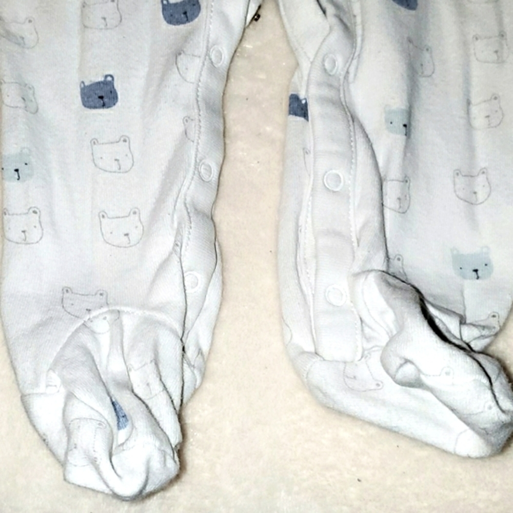 Bundle of Teddy Bear Footies, All Size 3-6 months - Picture 8 of 14